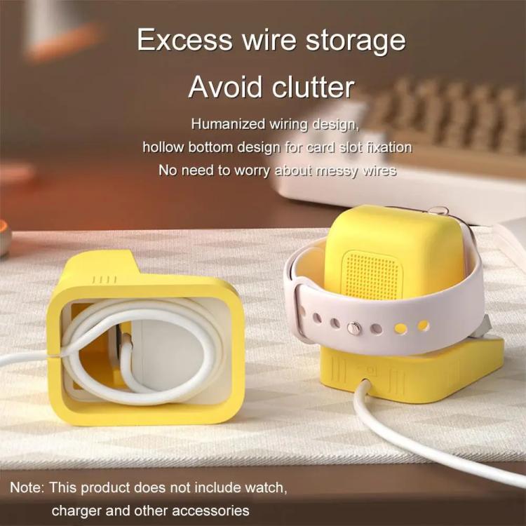 For Apple Watch Typewriter Style Stand Wireless Charging Silicone Base