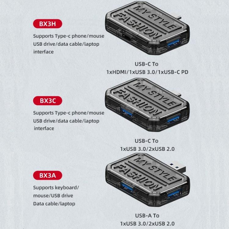 3 In 1 USB HUB Multi Port Hub Computer Converter