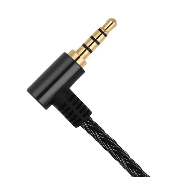 1.2m 8 Core Single Crystal Copper Silver Plated MMCX Headphone Upgrade Cable, For Shure SE215 / SE535 / SE846 / UE900