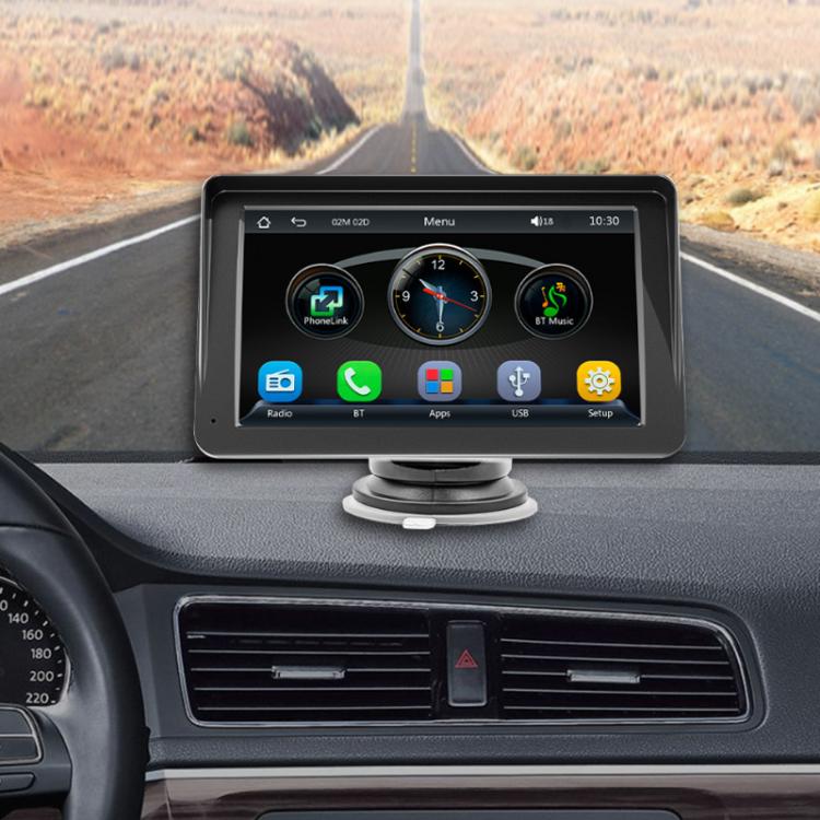 7-inch HD Touch Screen + HD 8-light Reversing Image Wireless Carplay Car MP5 Player, X5300 With 8-light Camera