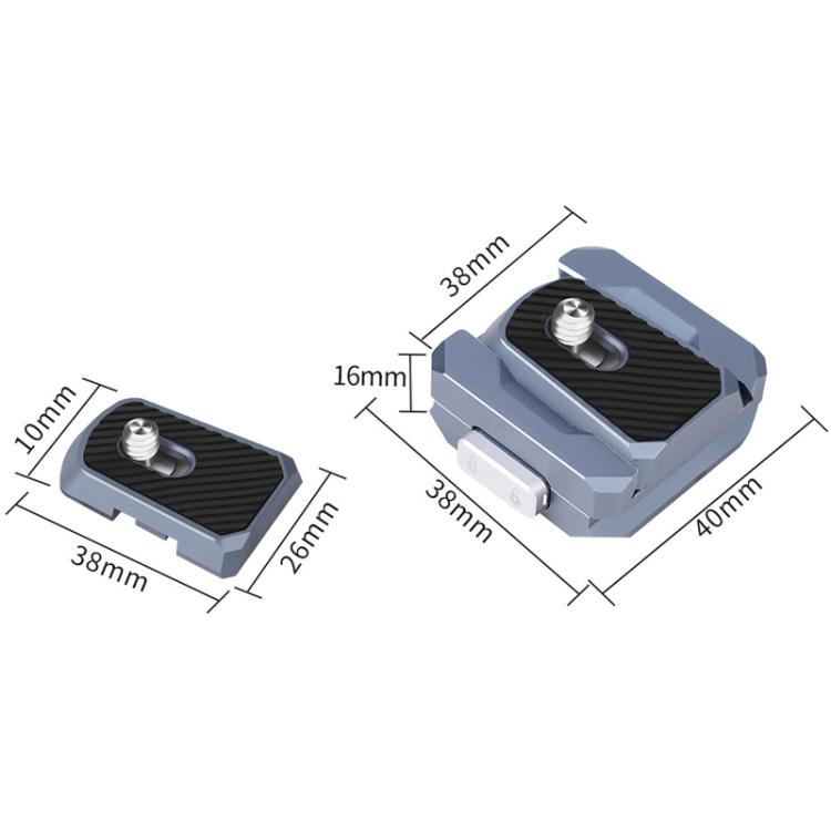 Aluminum Alloy Quick Release Adapter Universal Gimbal Clamp Accessories For Phones DSLRs