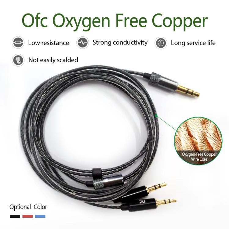 3.5mm To Dual 2.5mm Headphone Cable Audio Replacement Cable, For Sol Republic Master Tracks HD V8 V10 V12 X3