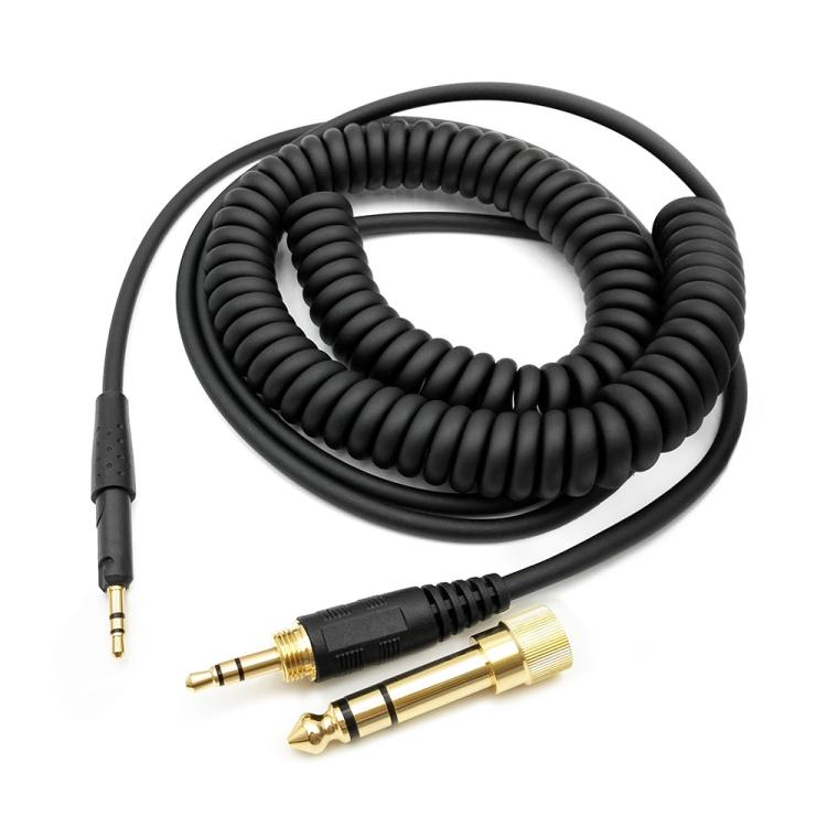 2.5mm To 3.5+6.35mm Plug Spring Headphone Cable for Sennheiser HD6 / HD8 / HD7 / HD598