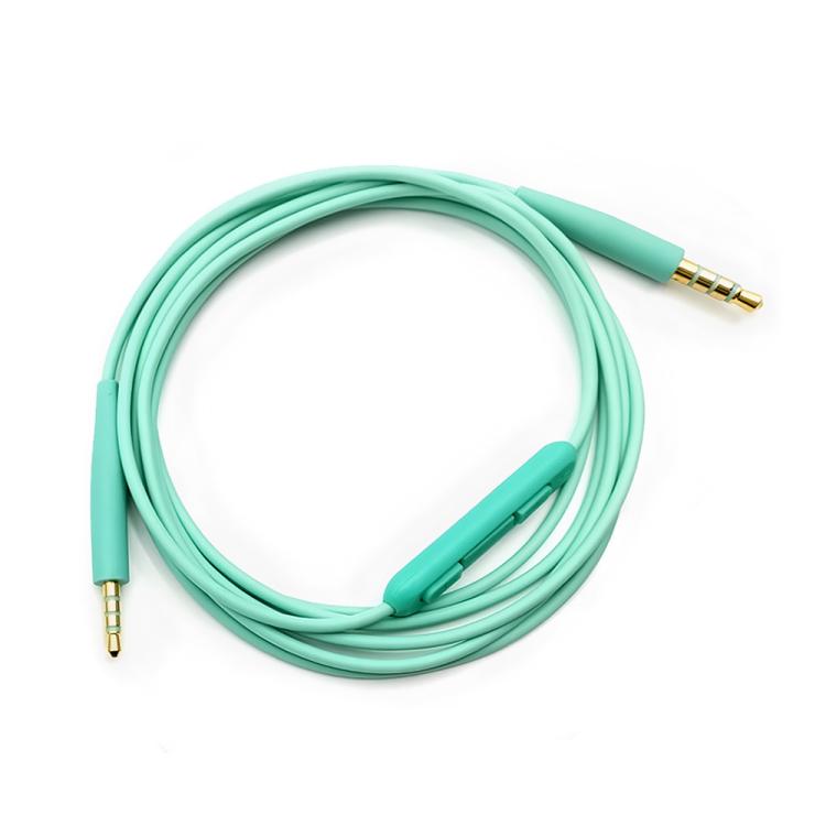 For BOSE QC25 / QC35 / SoundLink OE2 Audio Headphone Cable With In-line Microphone