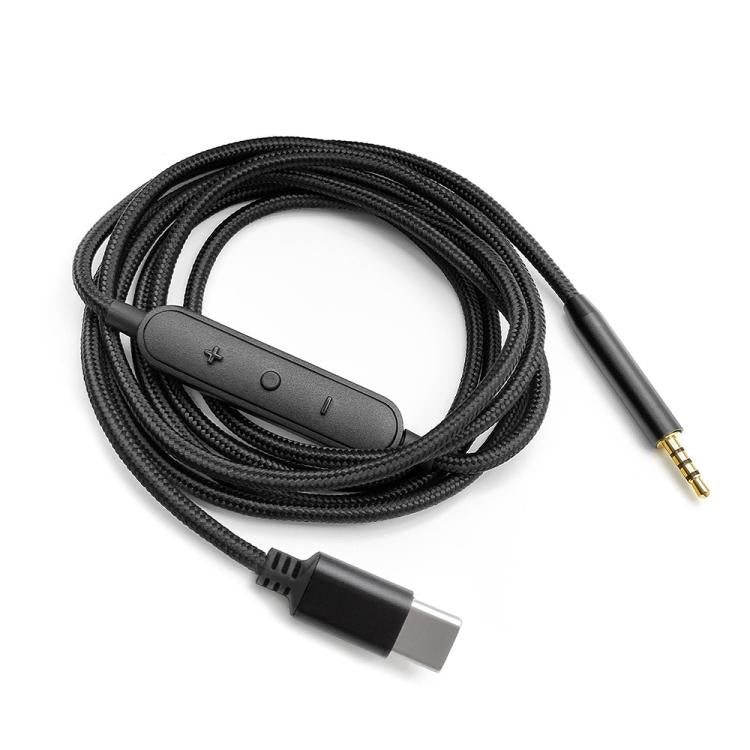 1.5m Type-C To 2.5mm Audio Headphone Cable For BOSE 700 QC25 QC35 OE2 SoundLink