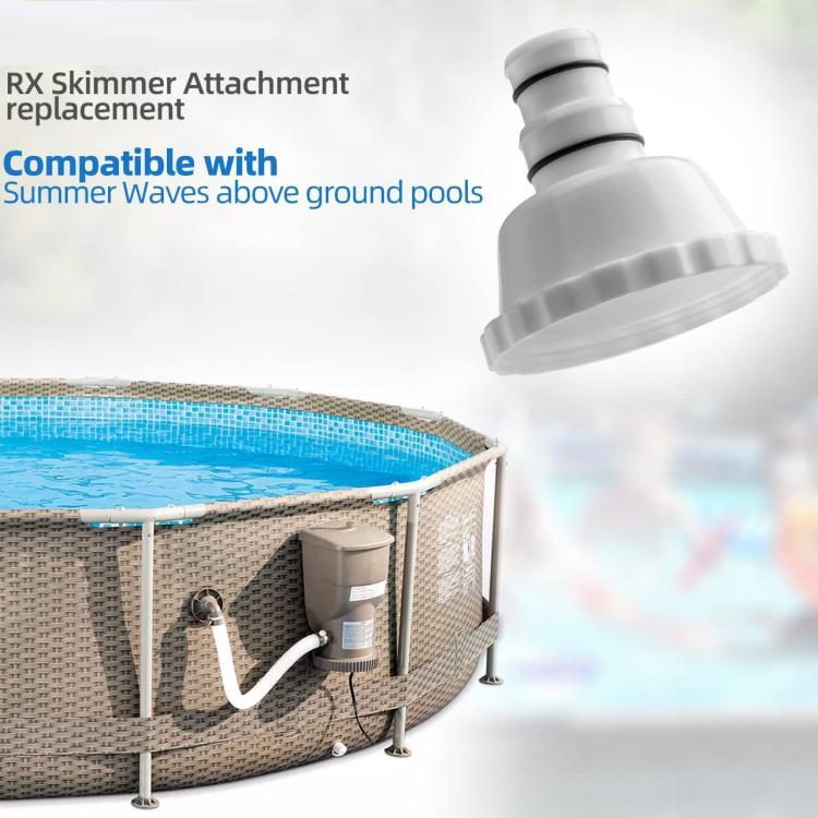 Adaptateur d'aspirateur pour écumeurs flottants RP/RX