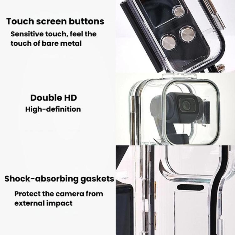 For DJI Osmo Pocket 3 HD Waterproof Case Camera Underwater Protective Cover