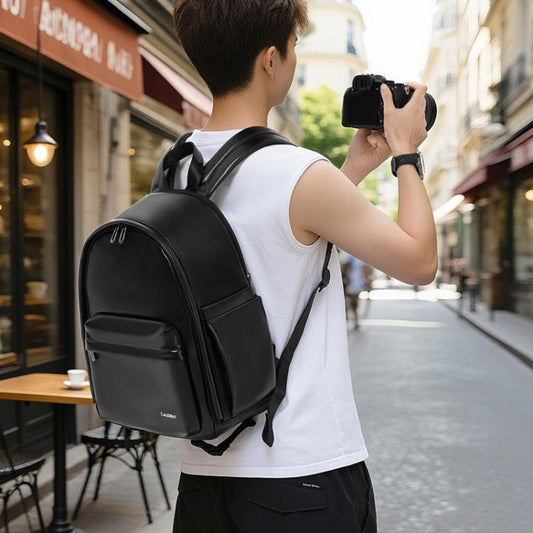 Cwatcun D125 Medium Shoulder Camera Bag Waterproof Casual Photography Backpack
