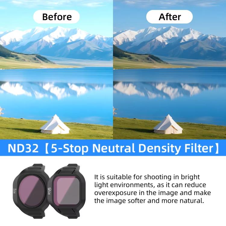 For DJI Mini 5 Pro Drone Magnetic Lens Filters