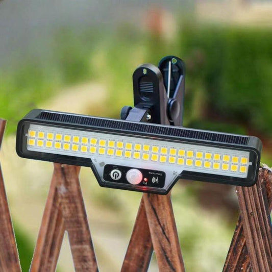 Lampe d'éclairage extérieur à détecteur de mouvement solaire, lumière chaude, lumière blanche, lumière intense