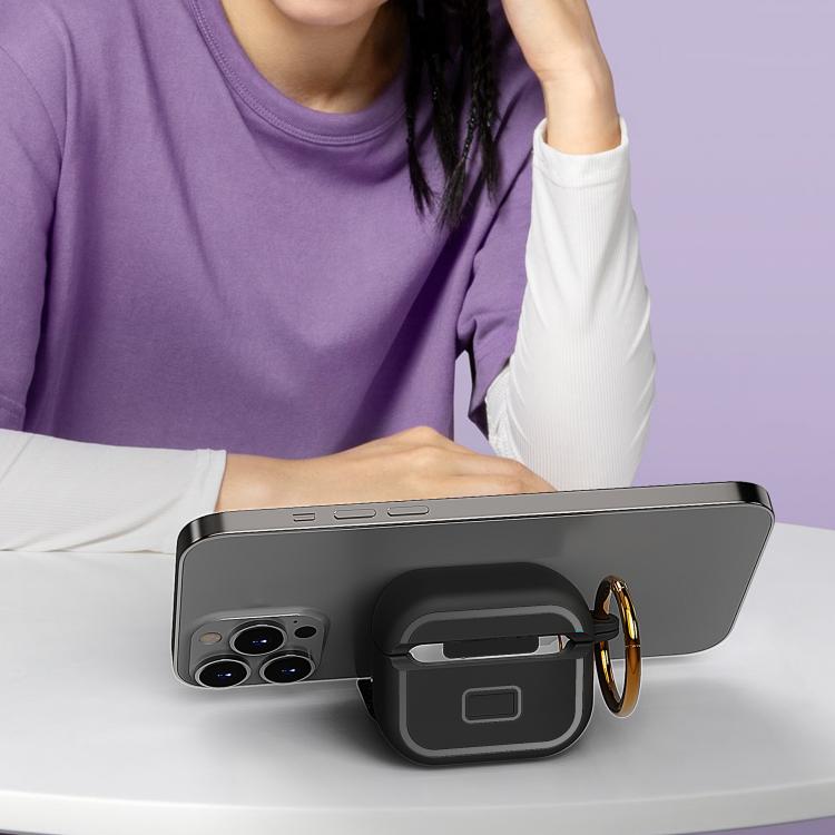 Beauty Mirror Phone Holder Earphone Case