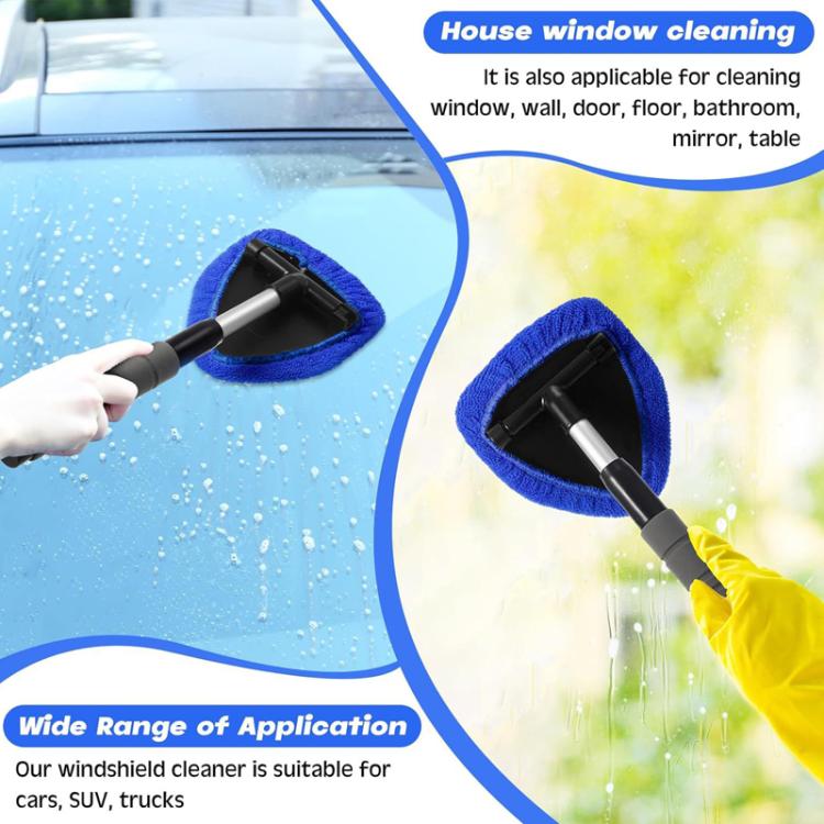 6pcs Car Windshield Cleaning Brush Set Telescopic Window Brush Car Washing Supplies