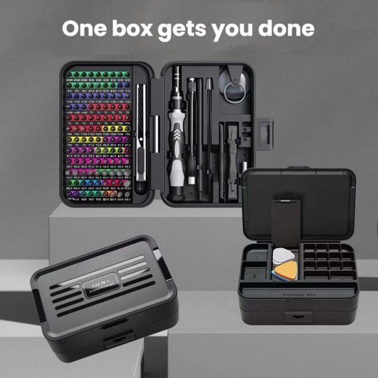 Multi-Functional Precision Screwdriver Set Laptop Phone Disassembly Tools, CREATIONSPACE YDL-21132 132pcs
