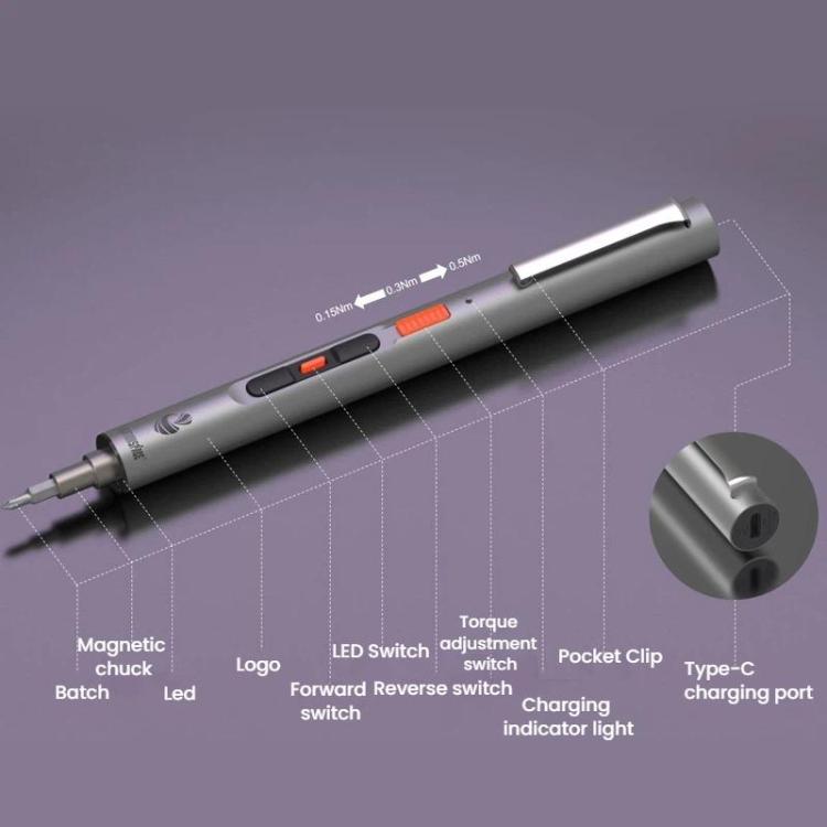 29pcs High-Torque Electric Screwdriver Set For Mobile Phone Repair