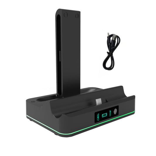 KJH RGB-LED-Ladestation für Nintendo Switch 2 & Joy-Con Controller Schnellladestation
