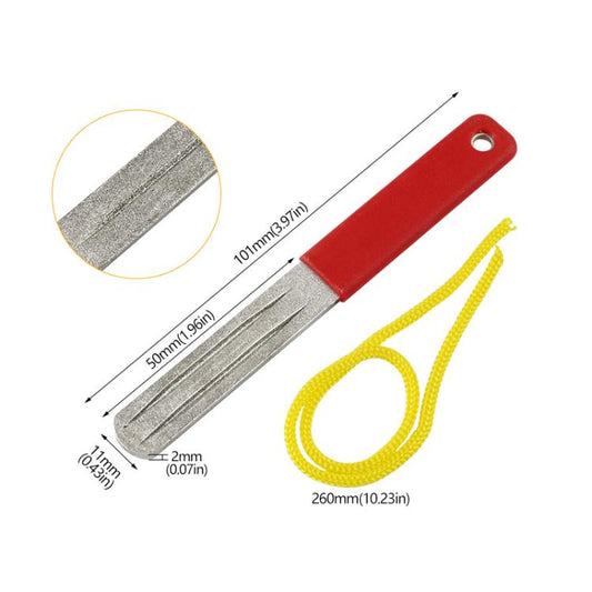 5pcs Double-Sided Fishhook File Fishing Tool