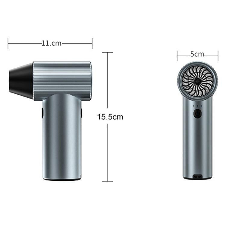 90000RPM High-Power Turbo Fan Outdoor Handheld Metal Fan Brushless High-Speed Pressure-Boosted Blower, X7 90000RPM