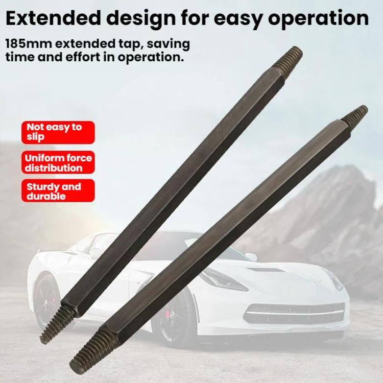 Outil taraud pour l'extraction de bougies automobiles à filetage inversé