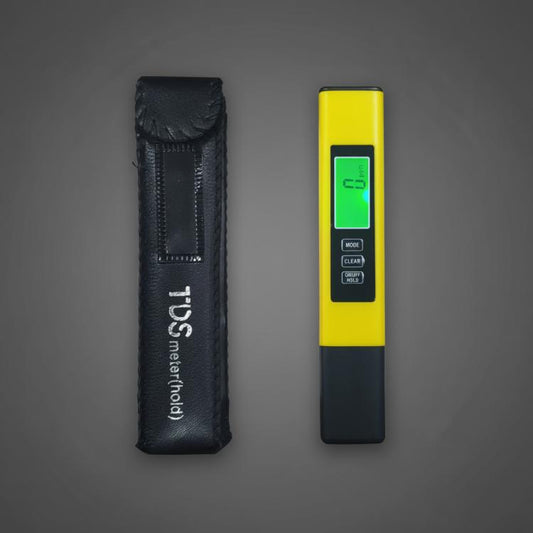 Dual-Color Smart Backlight Water Quality Tester Pen 3-in-1 TDS Meter Conductivity & Temperature Detector, 3-in-1 Leather Case White, 3-in-1 Leather Case Yellow, 3-in-1 PP Box Yellow, 3-in-1 PP Box White