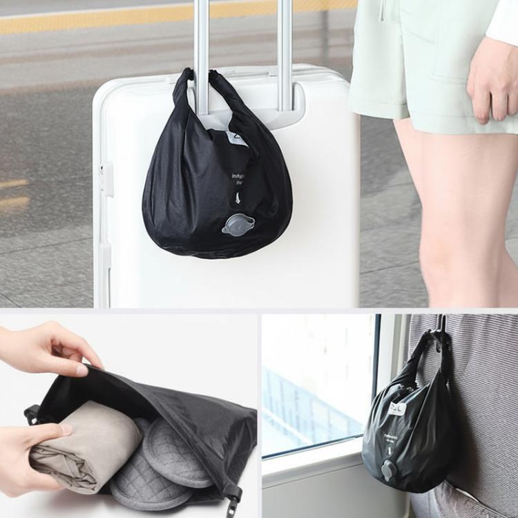 TRAELSKY Waterproof Environmental Shopping Bag Organizer Inflatable 2 in 1 Inflatable Bag, Large