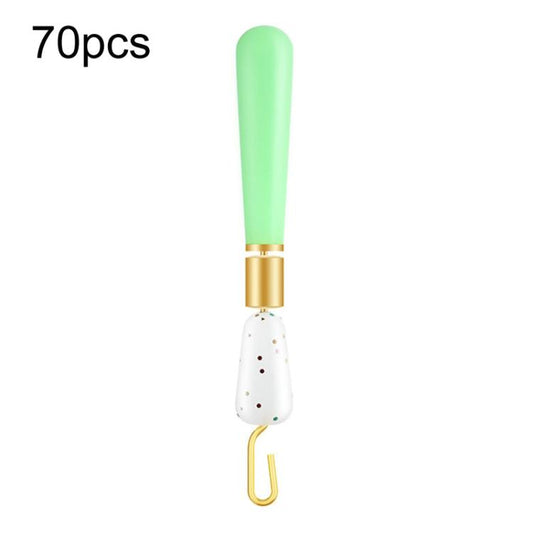 70pcs Copper-Head Rotating Float Seat Quick Leader Clip Fishing Float, Small, Medium, Large