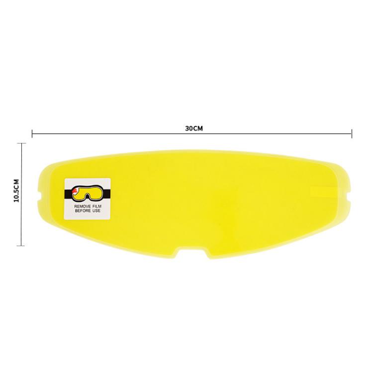 Motorcycle Helmet Anti-Fog Sticker For FF353/FF328/FF390/FF800/FF397 Lens Anti-Fog Film, 10.5 x 30cm
