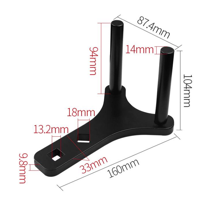 Outil de dépose de triangle inférieur de voiture, outil de séparation de rotule, outil de dépose de triangle inférieur de voiture