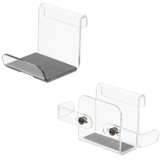 Pour la console PS5, support suspendu en acrylique à double crochet pour manette, casque et stockage de disque dur.