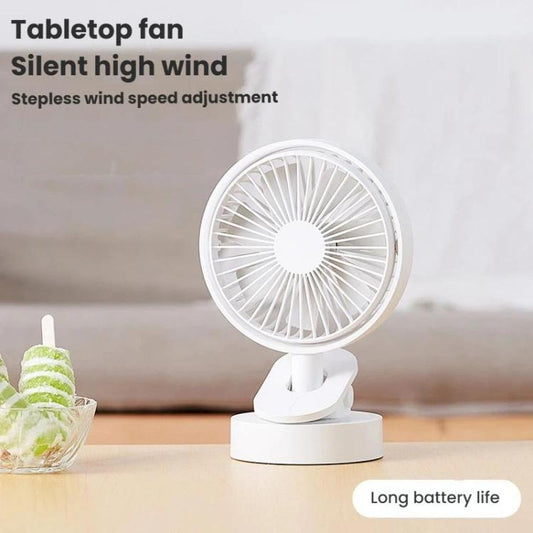 Ventilateur portable oscillant F5 avec clip, recharge USB, mini ventilateur de table, F5
