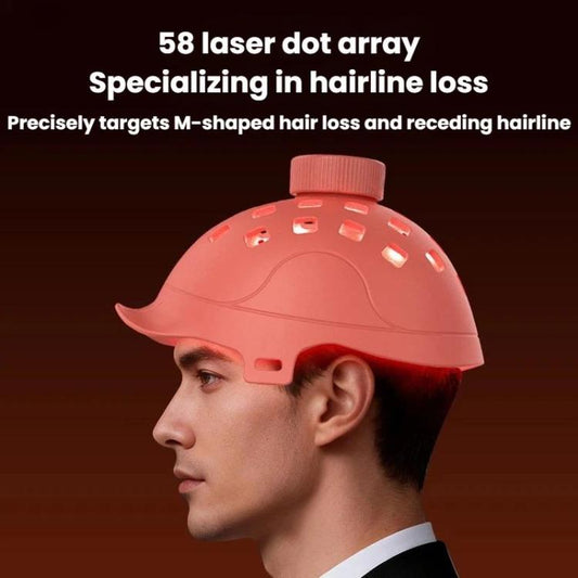 SF-001 660nm Silicone Wireless Remote-Controlled Red Light Hair Growth Device Portable Anti-Hair Loss Hair Care Cap