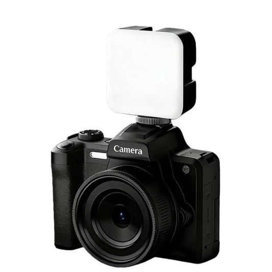 HD Retro Digital Camcorder Camera Portable Micro DSLR Camera, DC101 + Microphone, DC101 + Fill Light, DC101 + Microphone + Fill Light