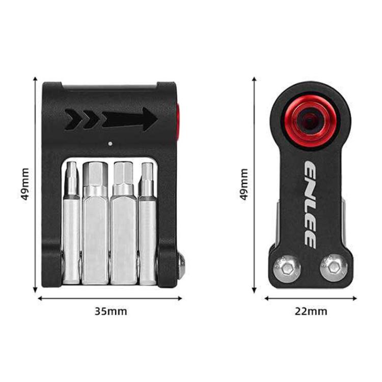 Tête de gonflage CO2 pour vélo ENLEE EN55 Outil de réparation portable