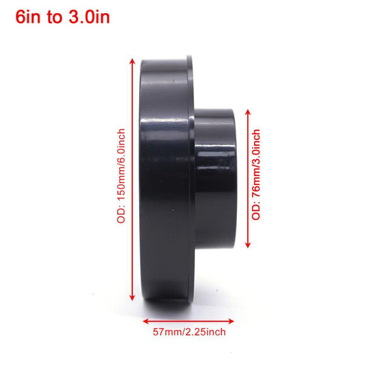 Car Modification Intake Mushroom-Head Air Filter Reducer Adapter, 150mm To 76mm, 150mm To 89mm, 150mm To 101mm