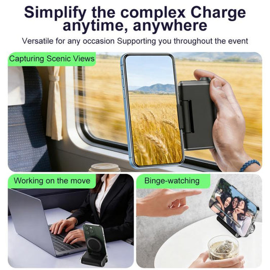 Desiontal Magnetic Phone Shooting Grip Remote Control Shooting Auxiliary Grip, Magnetic Phone Shooting Grip