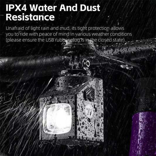 WEST BIKING YP0701501 Bicycle Front Light With Cut-Off Line IPX4 Waterproof High-Brightness Night Riding Light, YP0701501