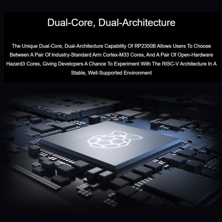 WAVESHARE RP2350 High-Performance Development Board 480 X 480 Resolution, Without Touch Screen