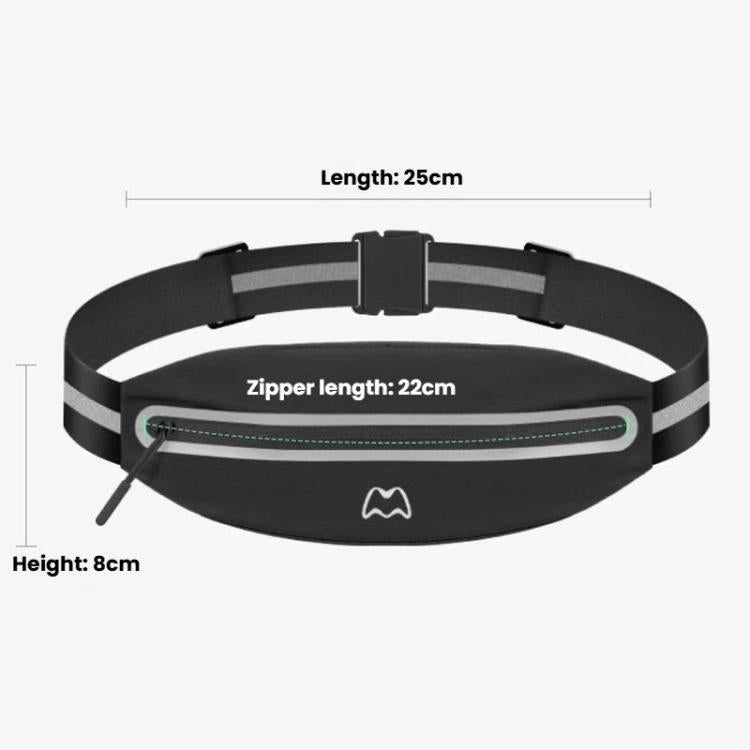 OUDU Lightweight Waterproof Reflective Waist Pack For Men Women Outdoor Portable Phone Bag