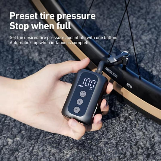 Bicycle Mini Electric Air Pump Basketball Soccer Ball Automatic Inflator, A5S
