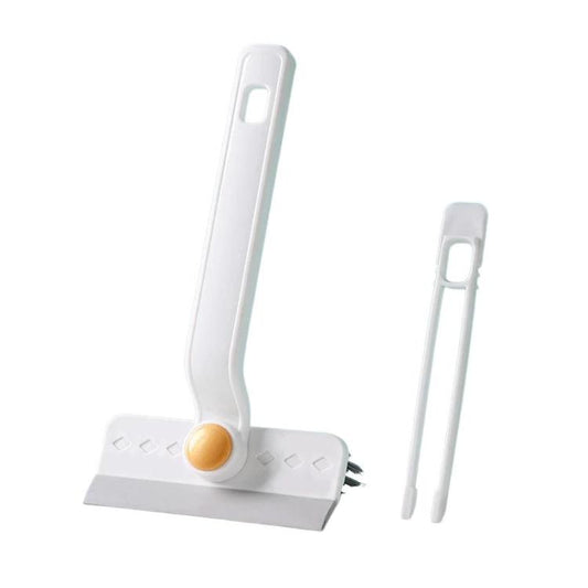 Brosse de nettoyage rotative multifonctionnelle avec raclette pour salle de bain, fenêtre et sol