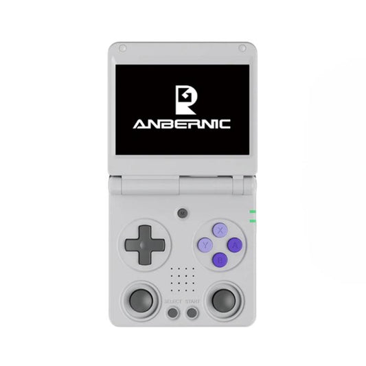 Console Rétro ANBERNIC RG 34XXSP Linux 3,4 pouces IPS, Quad-Core Cortex-A53, WiFi 5G, Clamshell avec double joystick, 64G, 64G+128G, 64G+256G