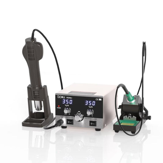 Station de reprise à air chaud numérique et fer à souder 2-en-1 BAKU BA-909A+ 800W, avec verrouillage de température, mode veille pour réparation de téléphone/PCB, prise américaine 110V, prise européenne 220V
