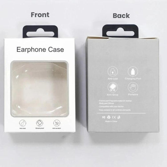 100pcs /Pack Earphone Case Packaging Box with Blister Tray Retail Ready Display Box, Universal Version, For AirPods 3