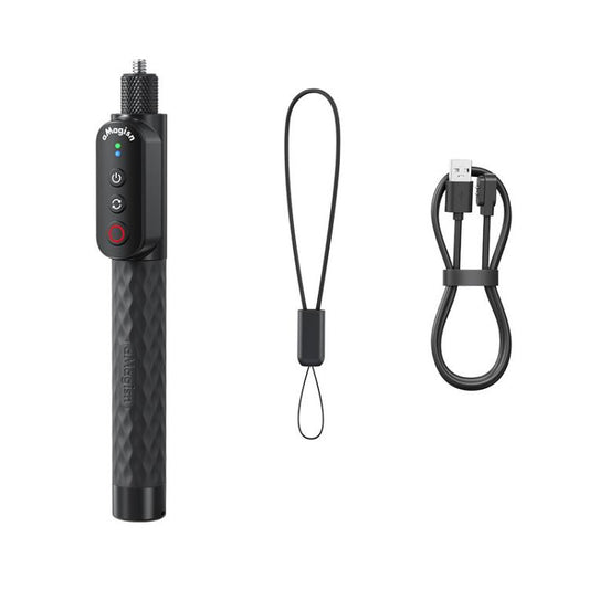 AMagisn Selfie Stick With Remote For Action Cameras & Smartphones, 5.1 Bluetooth, Extendable To 40in, Claw, 1/4 Inch, Ballhead Claw, Ballhead 1/4 Inch