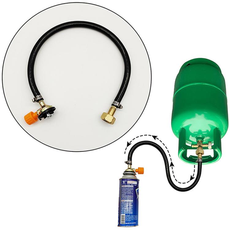 Outdoor Cartridge-type Long Gas Canister With Direct-connect Integrated Inflation Valve