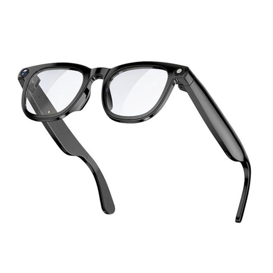 Lunettes intelligentes CY01 compatibles avec l'enregistrement vidéo 8MP, la traduction simultanée par IA et la reconnaissance humaine, 16 Go, 32 Go
