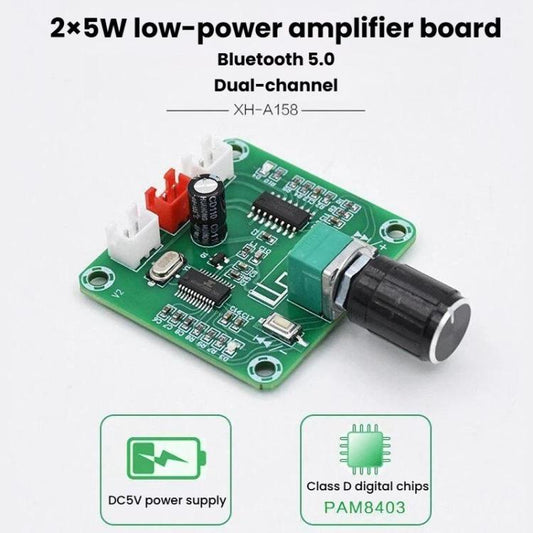 PAM8403 Bluetooth 5.0 Amplifier Board DIY Audio Amplifier Board, XH-A158