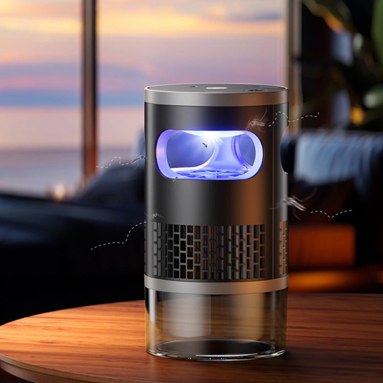 Lampe Anti-Moustiques Intelligente d'Intérieur, Automatique, Veilleuse, Rechargeable sur Secteur et Batterie, Choc par Aspiration