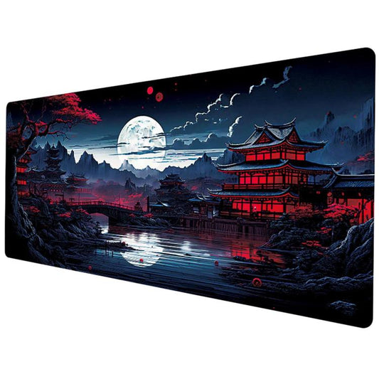Stain-Resistant Ancient Landscape Mouse Pad, E-Sports Gaming Keyboard Desk Mat, 30 x 60 x 0.2cm, 30 x 60 x 0.3cm, 30 x 70 x 0.2cm, 30 x 70 x 0.3cm, 30 x 80 x 0.2cm, 30 x 80 x 0.3cm, 40 x 90 x 0.2cm, 40 x 90 x 0.3cm