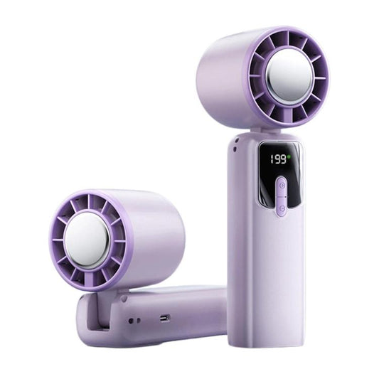 Y29 Handheld Ice Compress Fan With Digital Display 199-Speed Portable Outdoor Fan