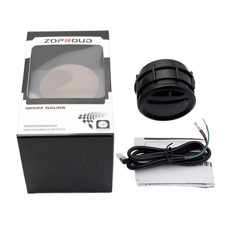 ZOPROUD IS811F 12/24V 52mm Car Fuel Gauge Modified LED Fuel Level Meter For Vehicles, Car Fuel Gauge